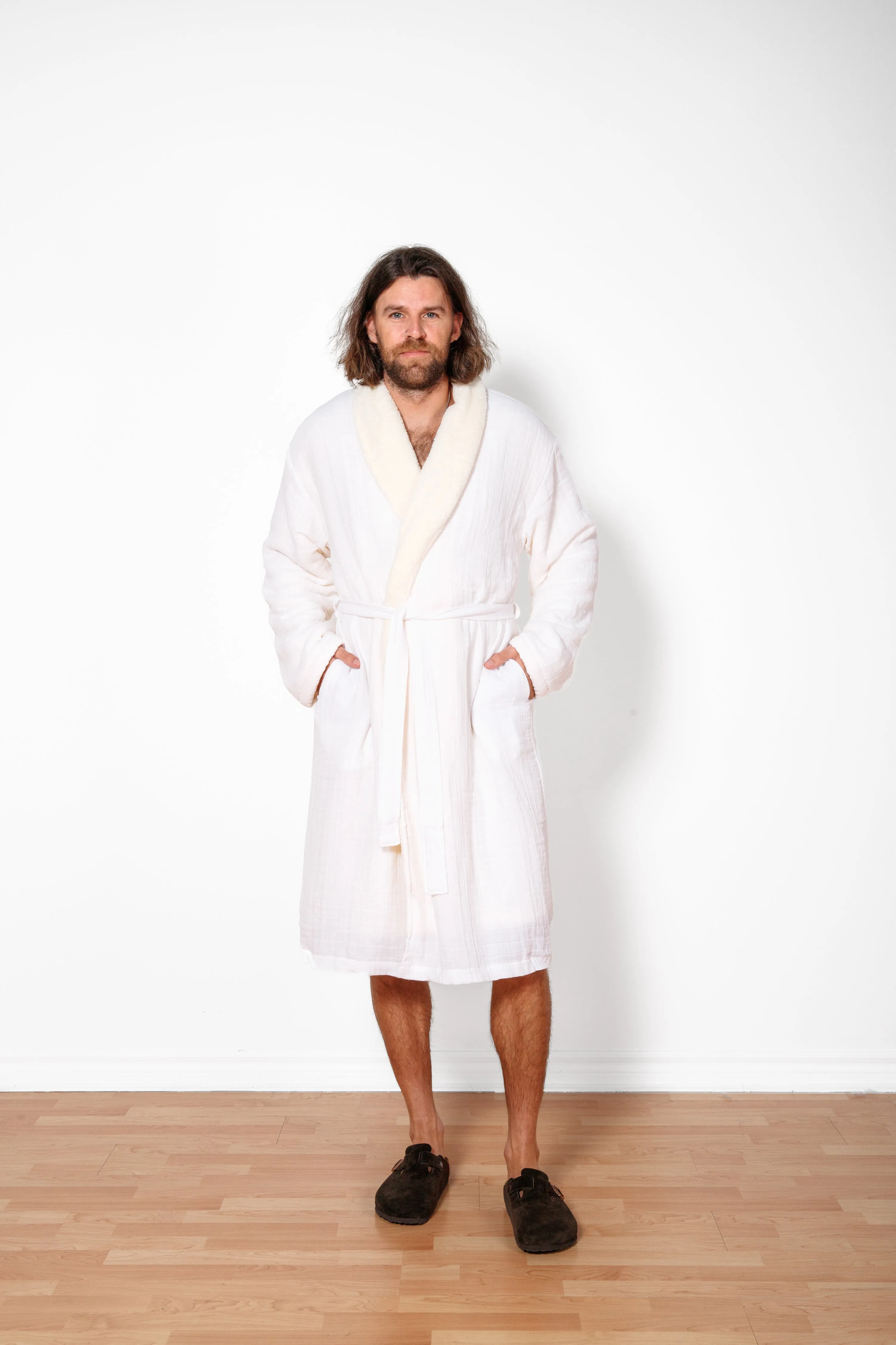 THE BOREAL | Unisex Fleece-lined Robe