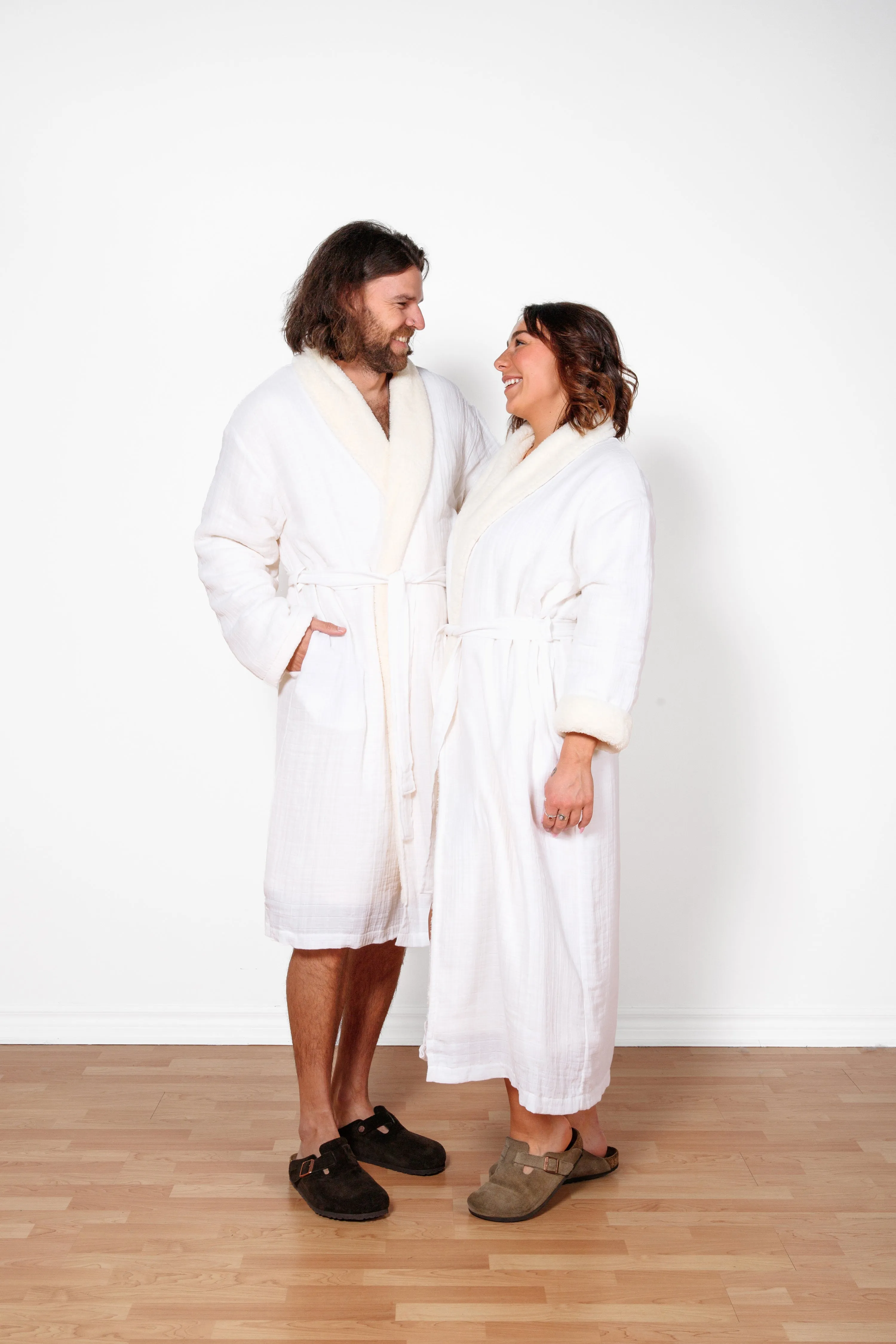 THE BOREAL | Unisex Fleece-lined Robe