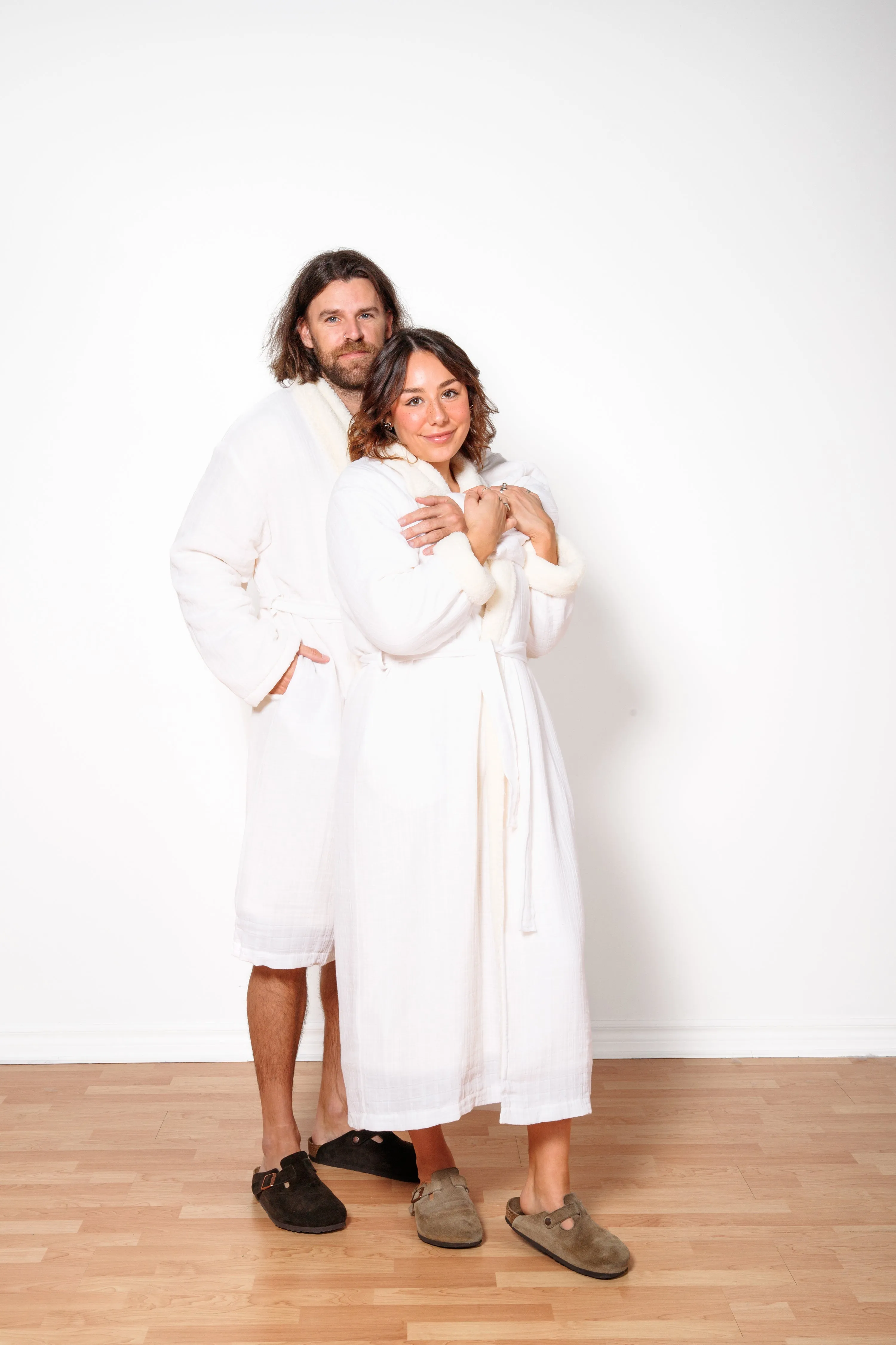 THE BOREAL | Unisex Fleece-lined Robe