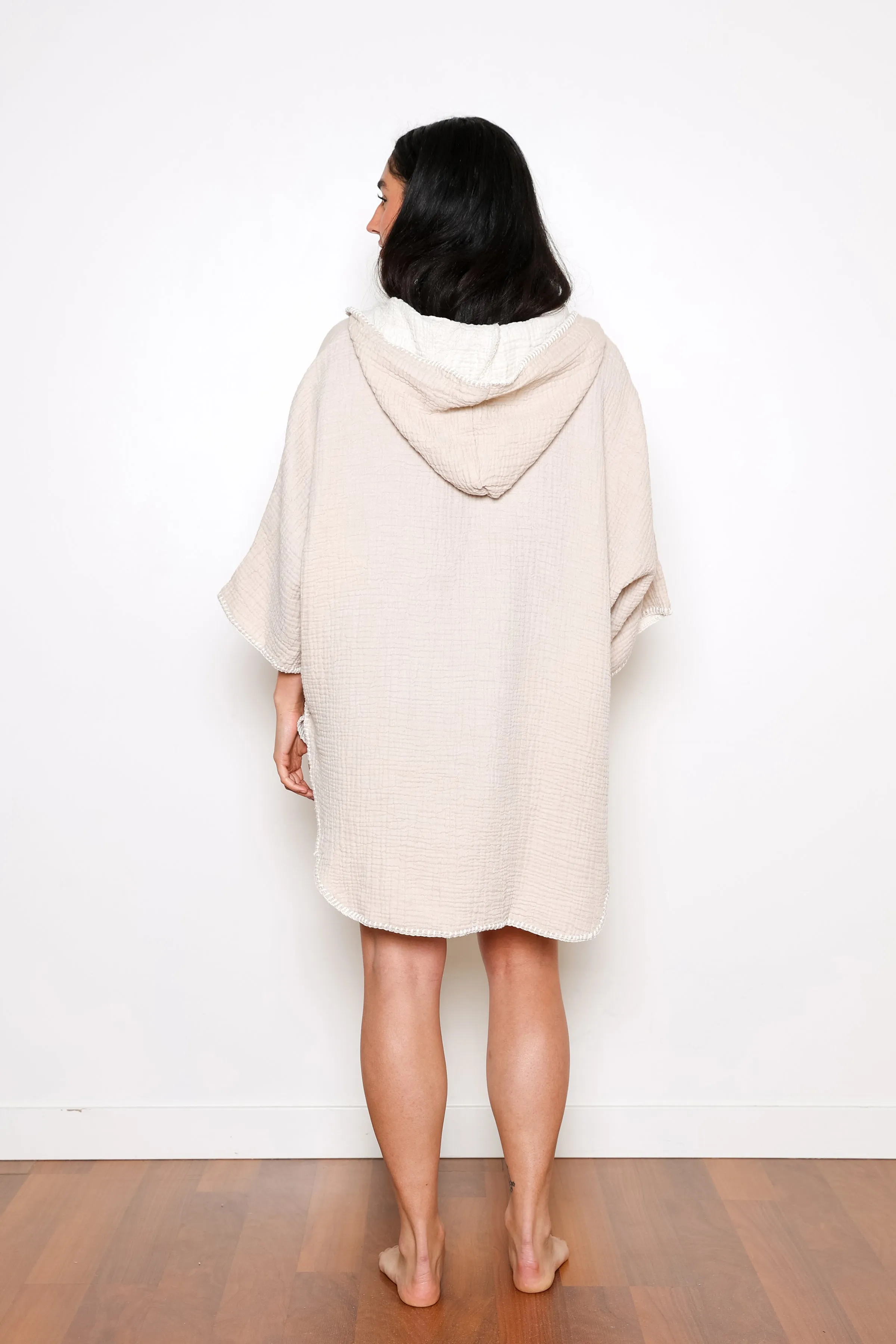 THE COCOON | Women's Muslin Surf Poncho