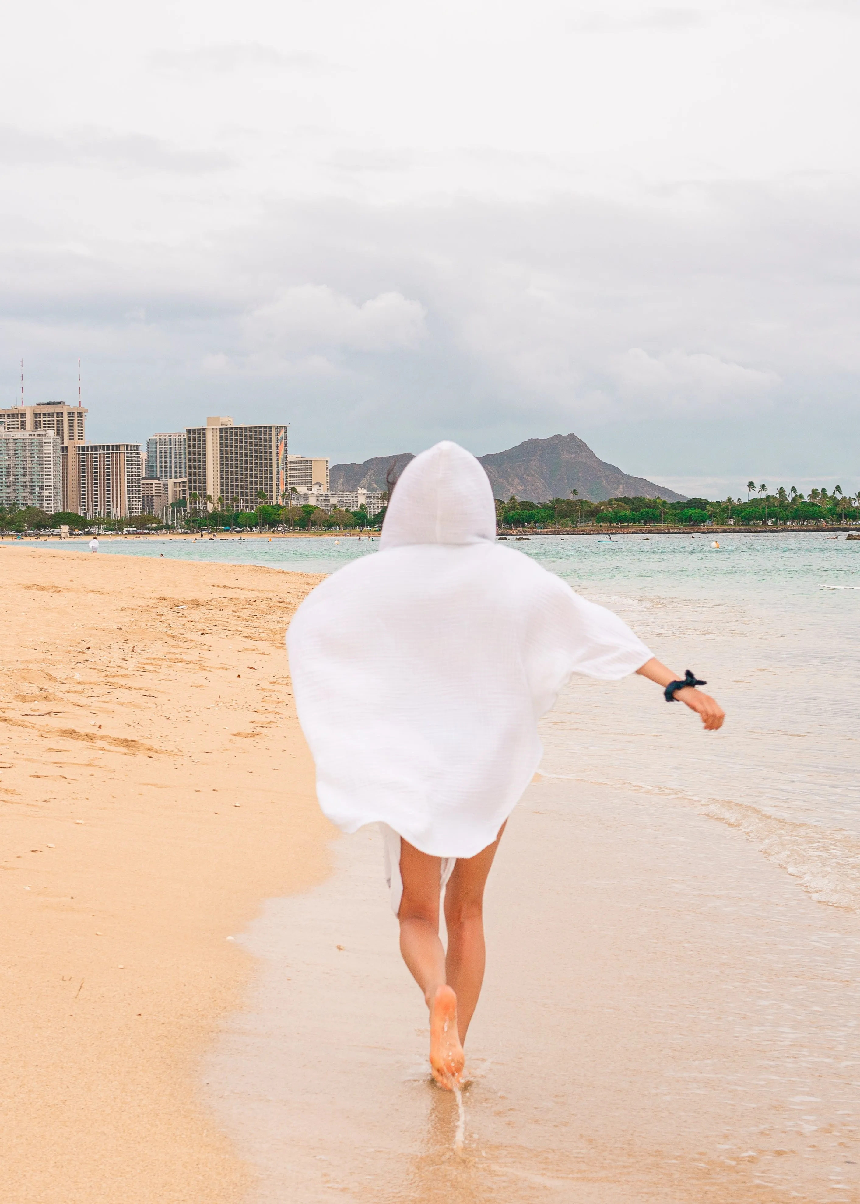 THE COCOON | Women's Muslin Surf Poncho