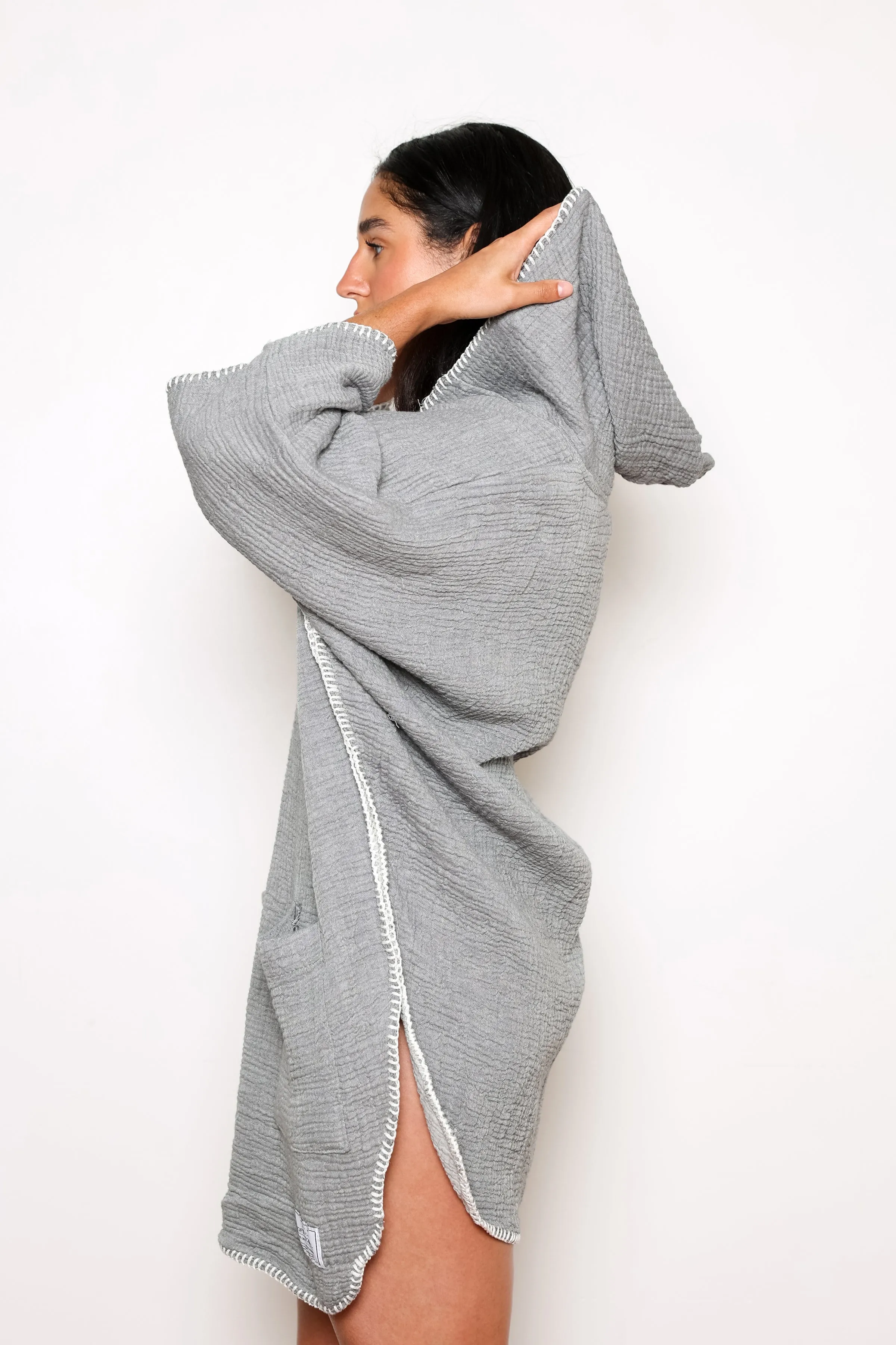 THE COCOON | Women's Muslin Surf Poncho