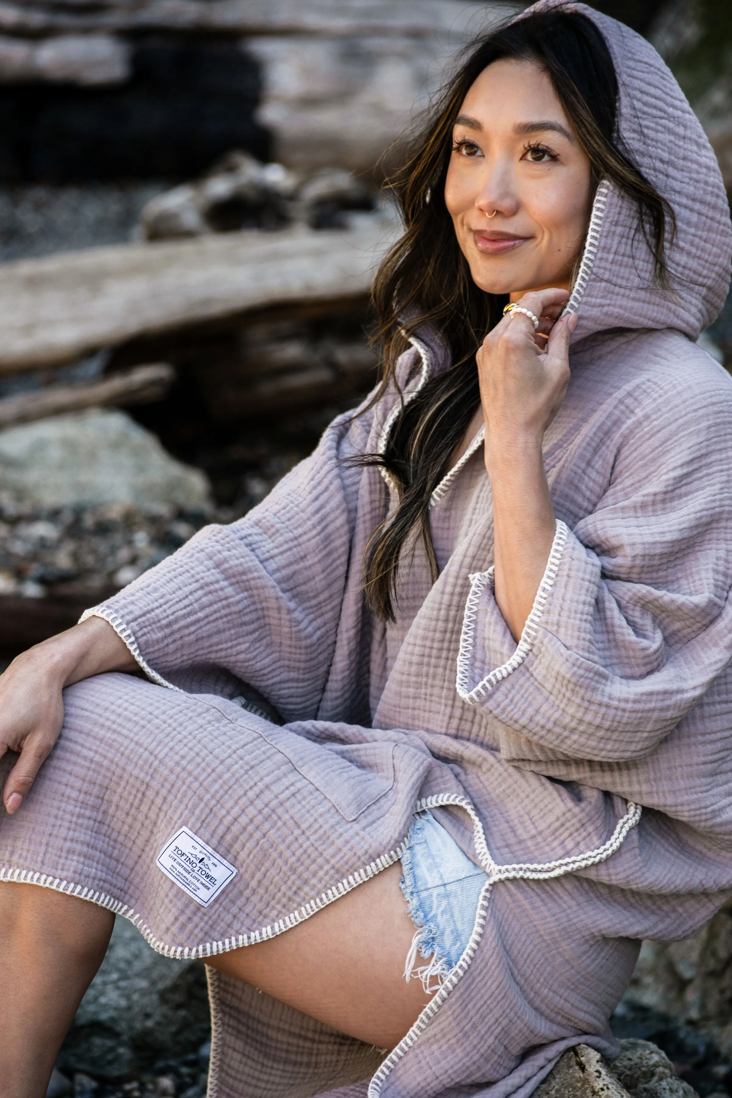 THE COCOON | Women's Muslin Surf Poncho