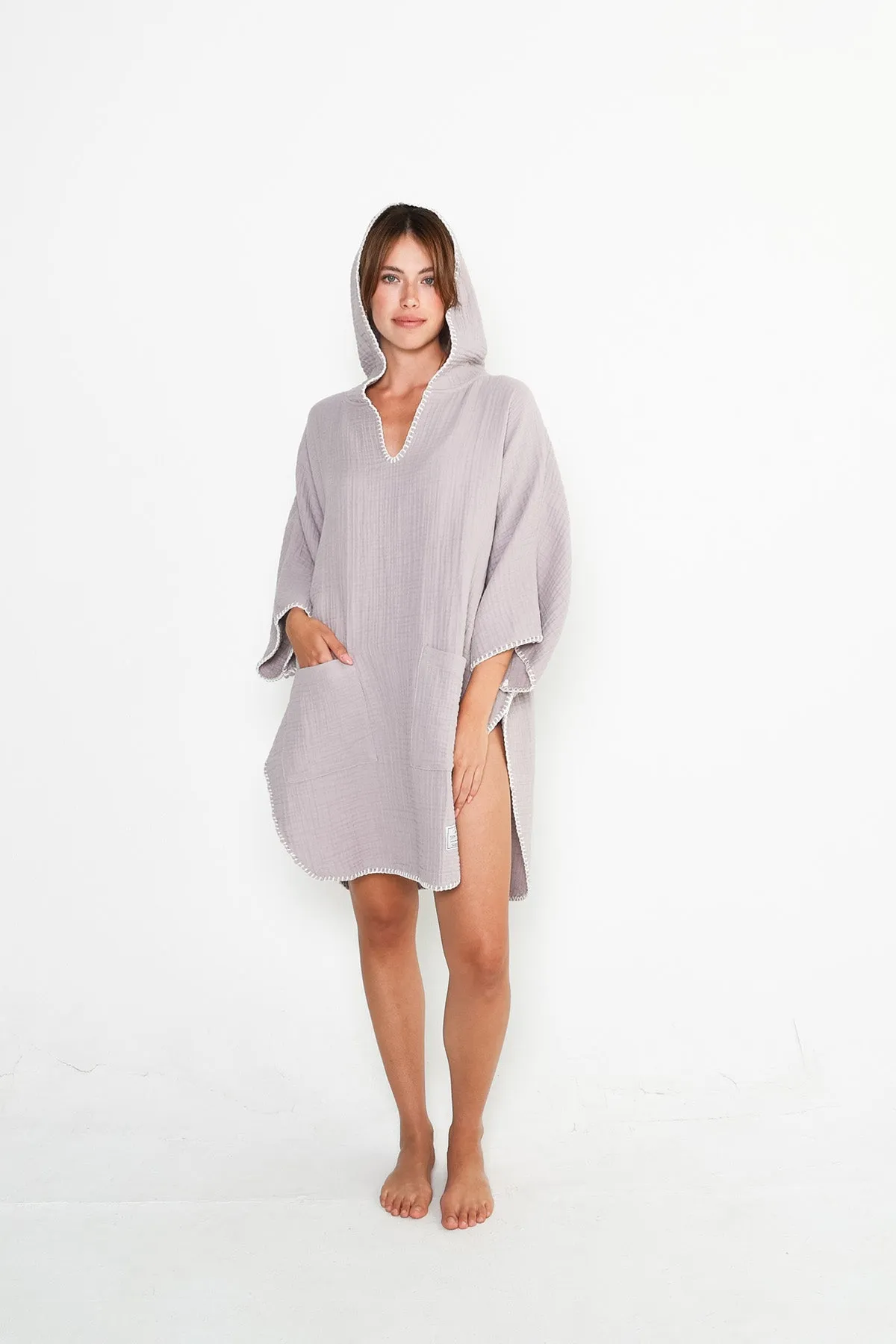 THE COCOON | Women's Muslin Surf Poncho