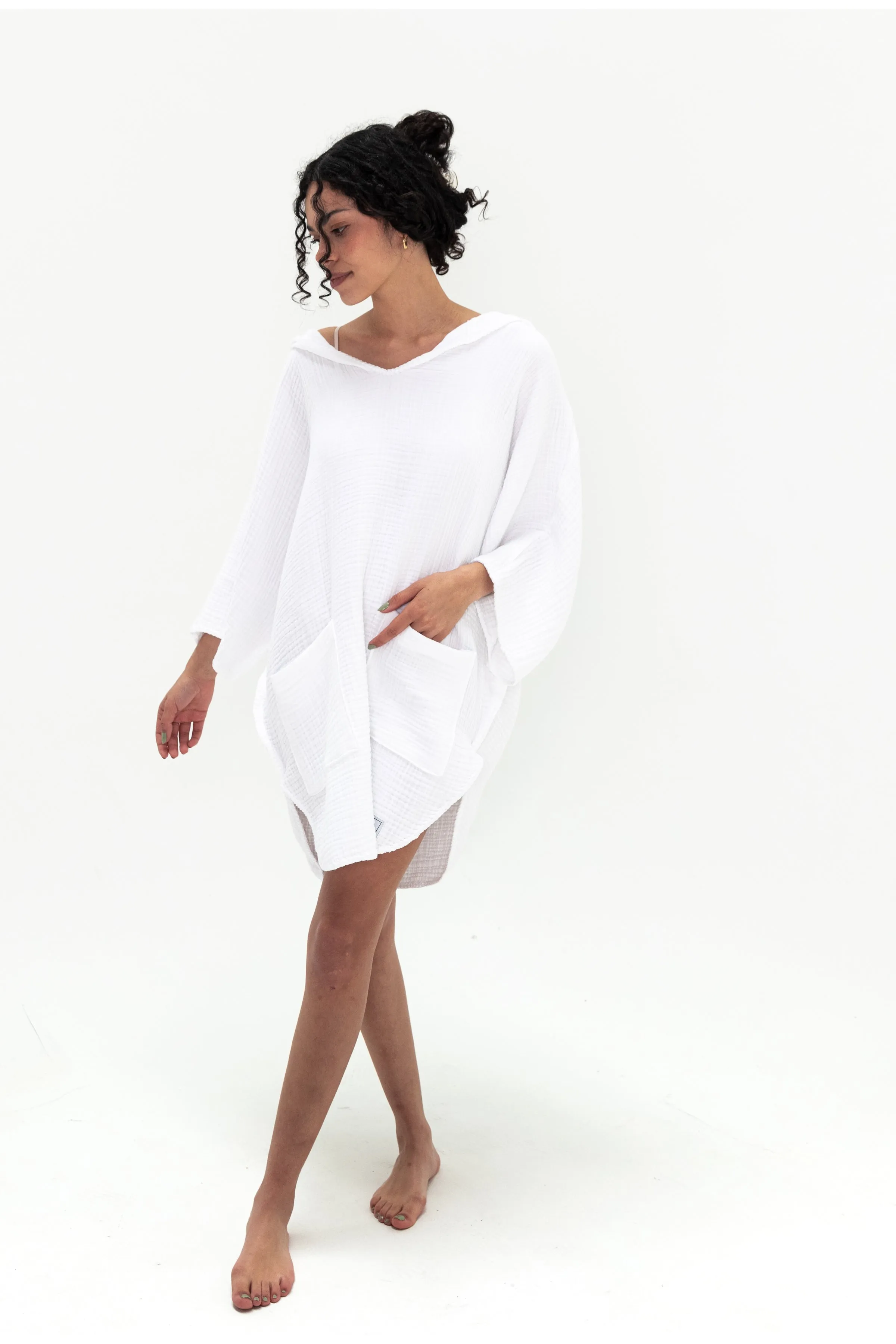 THE COCOON | Women's Muslin Surf Poncho