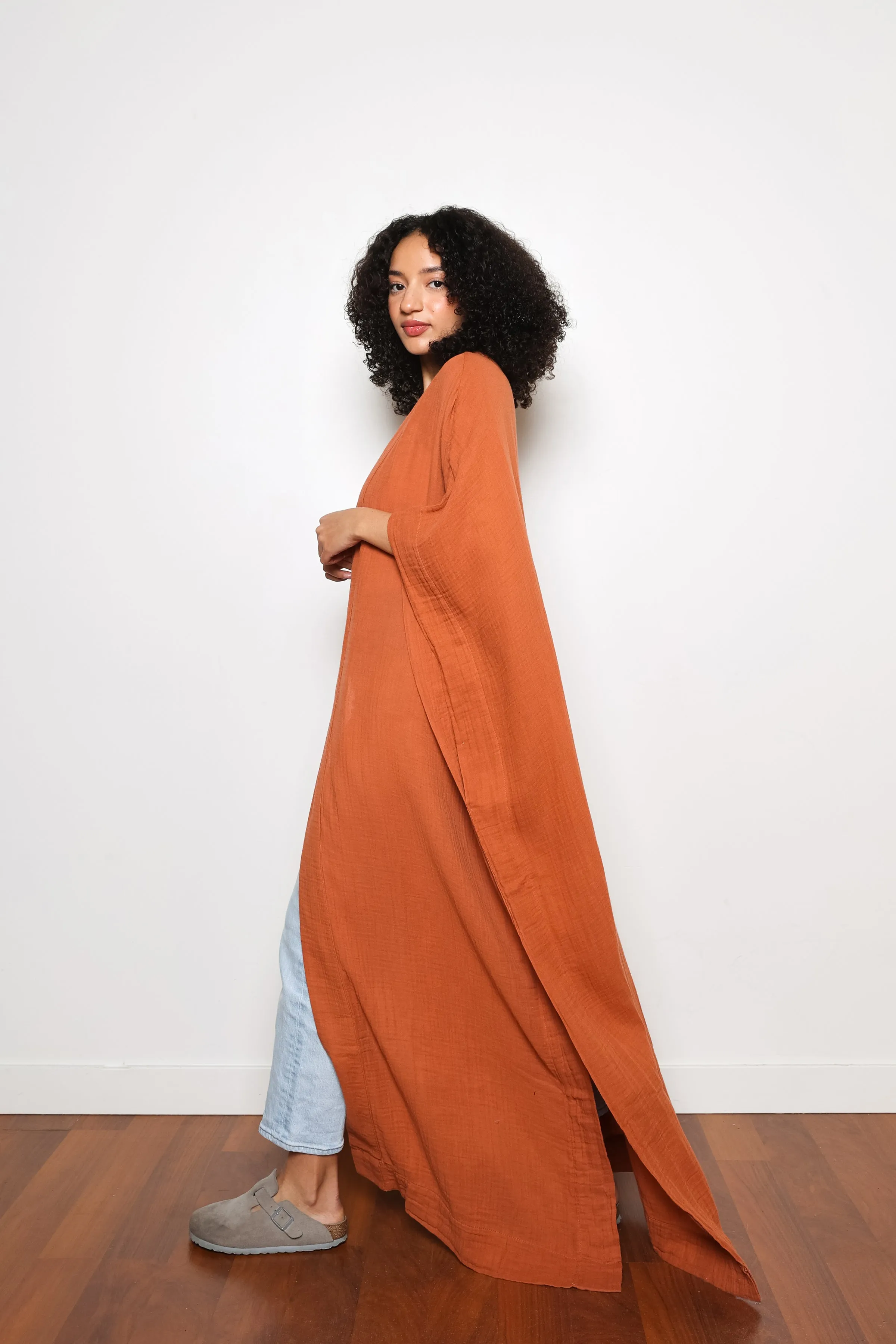 THE HAZEL | Open Muslin Cover-Up