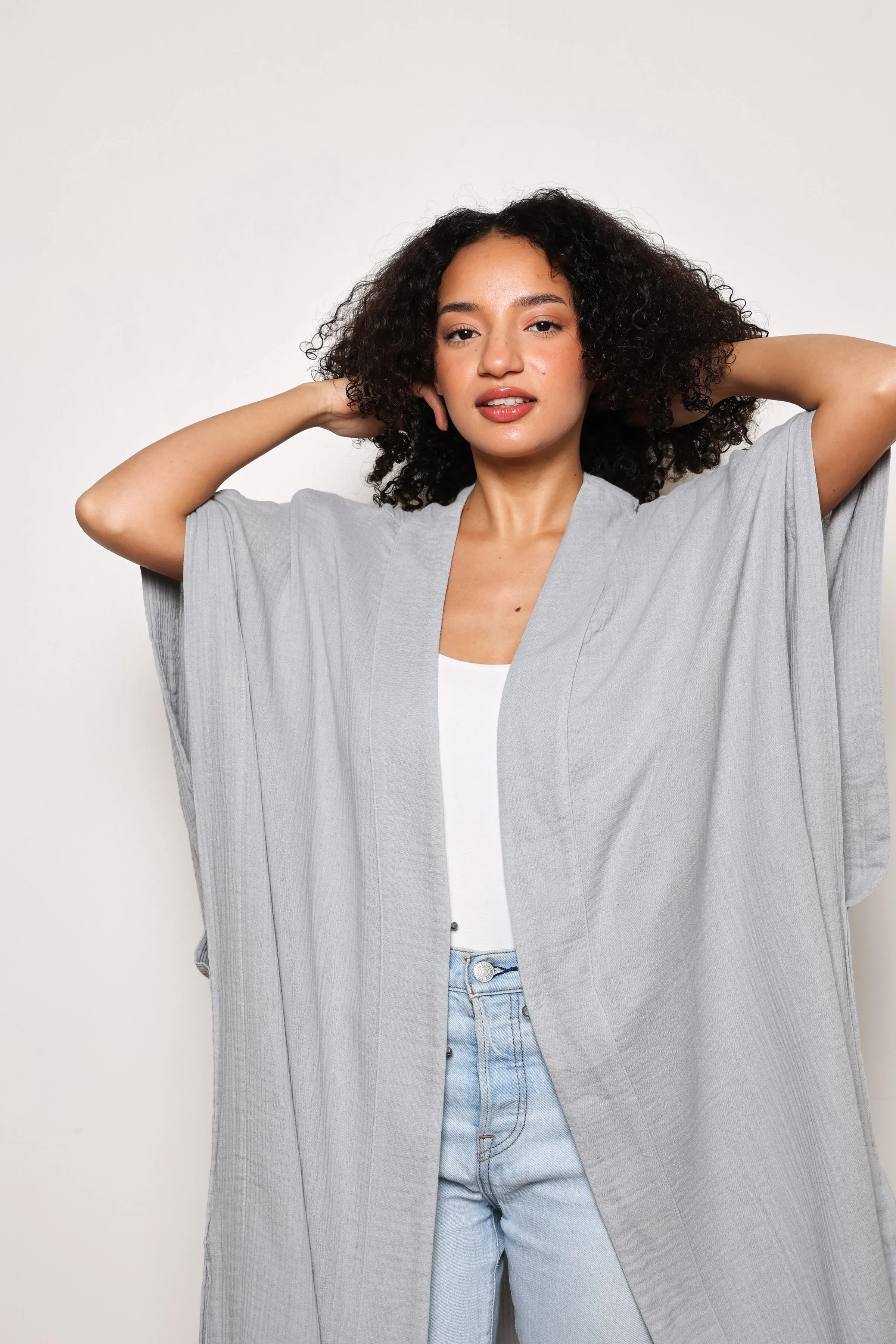 THE HAZEL | Open Muslin Cover-Up