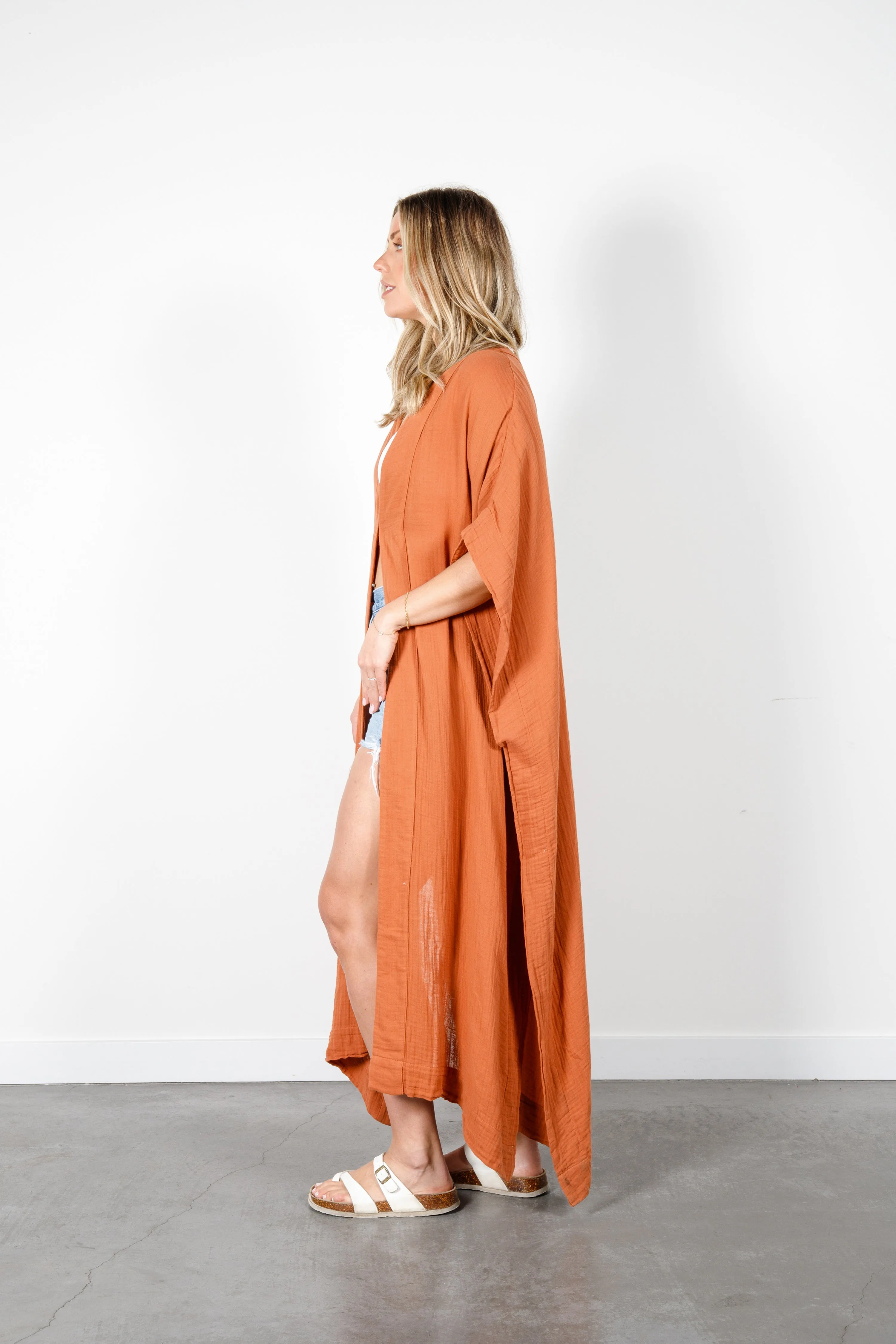 THE HAZEL | Open Muslin Cover-Up