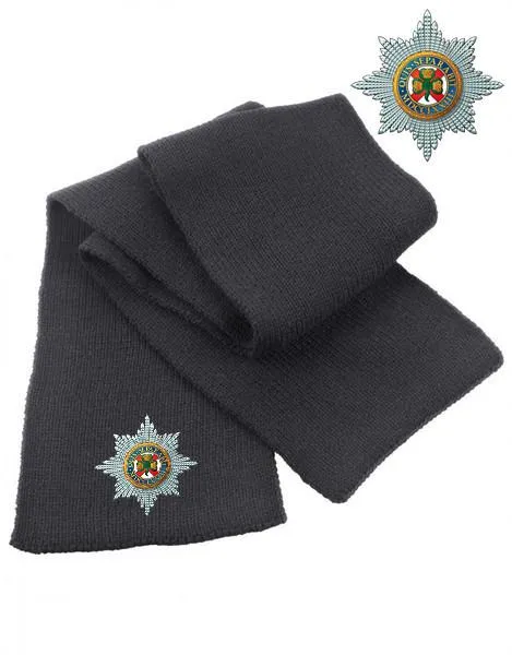 The Irish Guards Heavy Knit Scarf