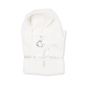 Toddler Poncho – White