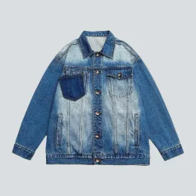 Vintage sanded denim jacket