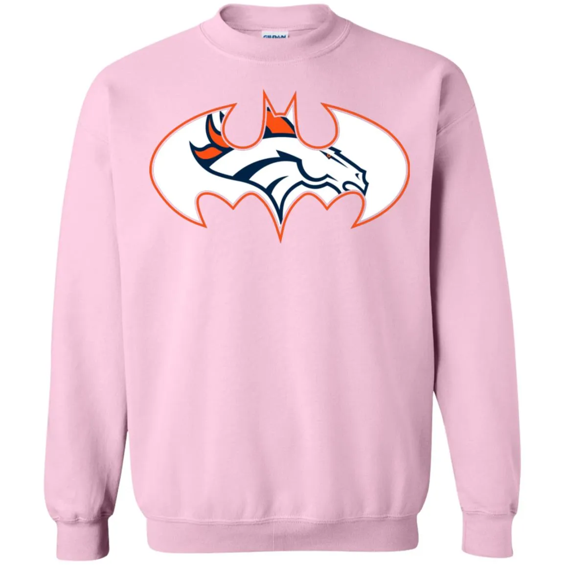 We Are The Denver Broncos Batman Nfl Mashup Crewneck Pullover Sweatshirt