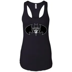 We Are The Oakland Raiders Batman Nfl Mashup Women Tank Top