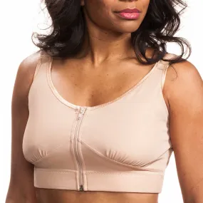 Wear Ease 792 Compression Bra w/Fiberfill Breast Forms & Drainage Tube Pouches