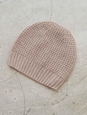 White   Warren - Cashmere Thermal Beanie in Oak Heather