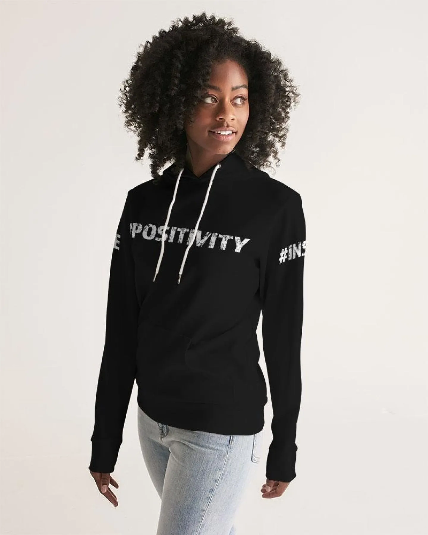 Womens Hoodie - Pullover Hooded Sweatshirt - Graphic/inspire