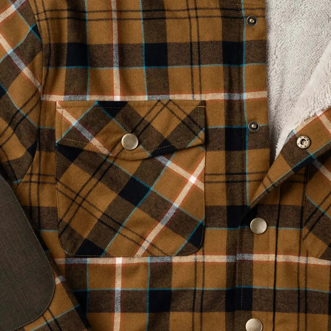 Wrenched Sherpa Lined Flannel Jacket