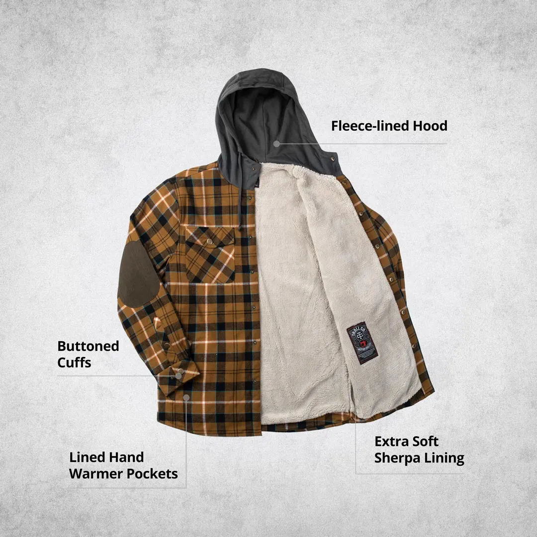 Wrenched Sherpa Lined Flannel Jacket