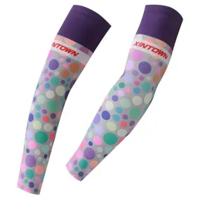 XINTOWN Colorful Dot Cycling Arm Warmers